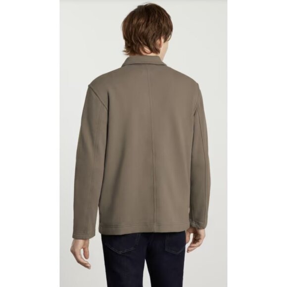 EVERLANE The French Terry Chore Jacket in Overcast Brown - Men's Size XXL - Picture 2 of 15